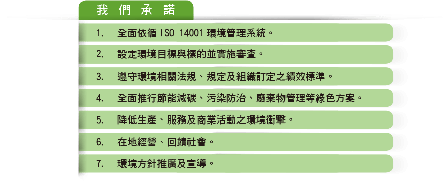 我們承諾